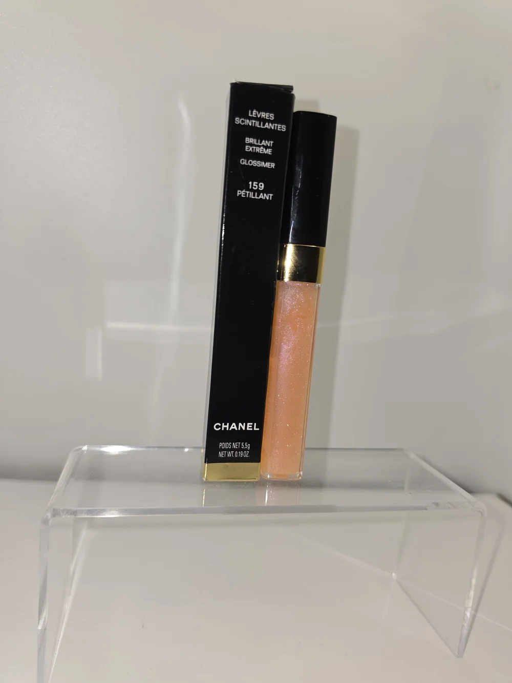 CHANEL LEVRES SCINTILLANTES BRILLIANT EXTREME GLOSSIMER- 159- Pétillant